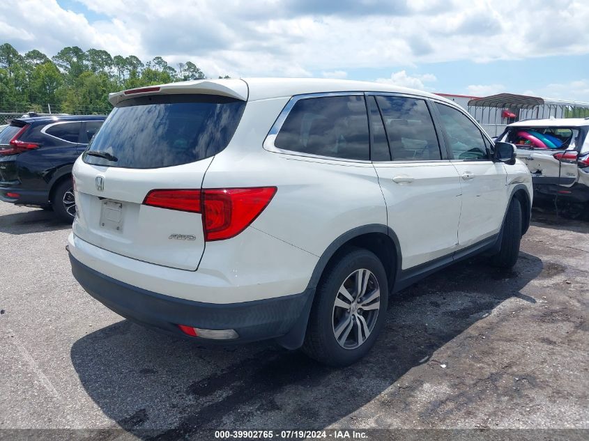 2018 Honda Pilot Exl VIN: 5FNYF6H54JB054036 Lot: 39902765