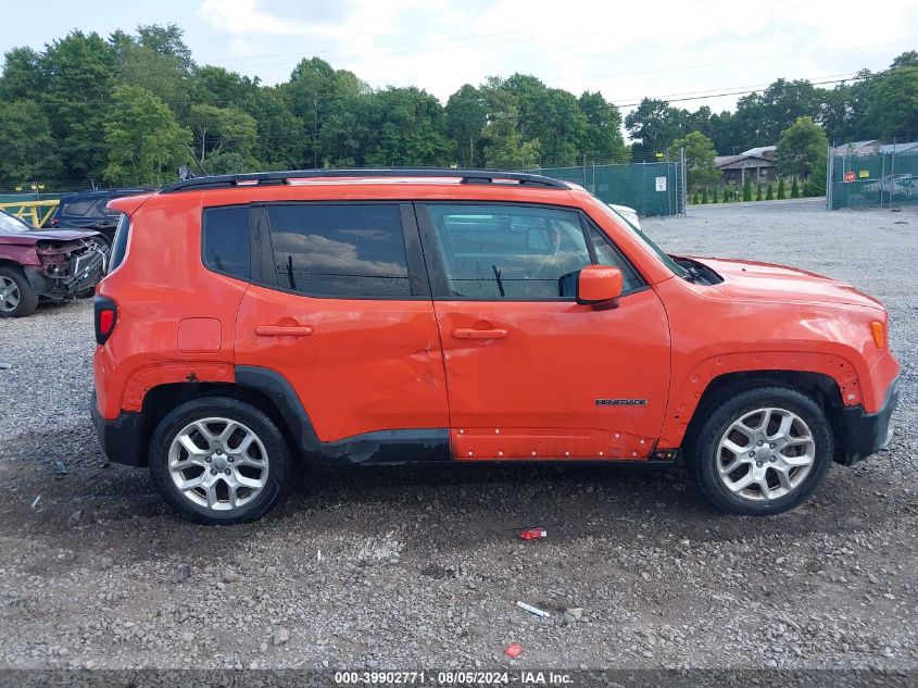 2016 Jeep Renegade Latitude VIN: ZACCJABT2GPD41217 Lot: 39902771