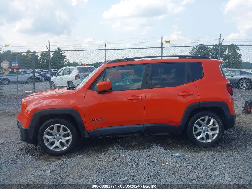 2016 Jeep Renegade Latitude VIN: ZACCJABT2GPD41217 Lot: 39902771