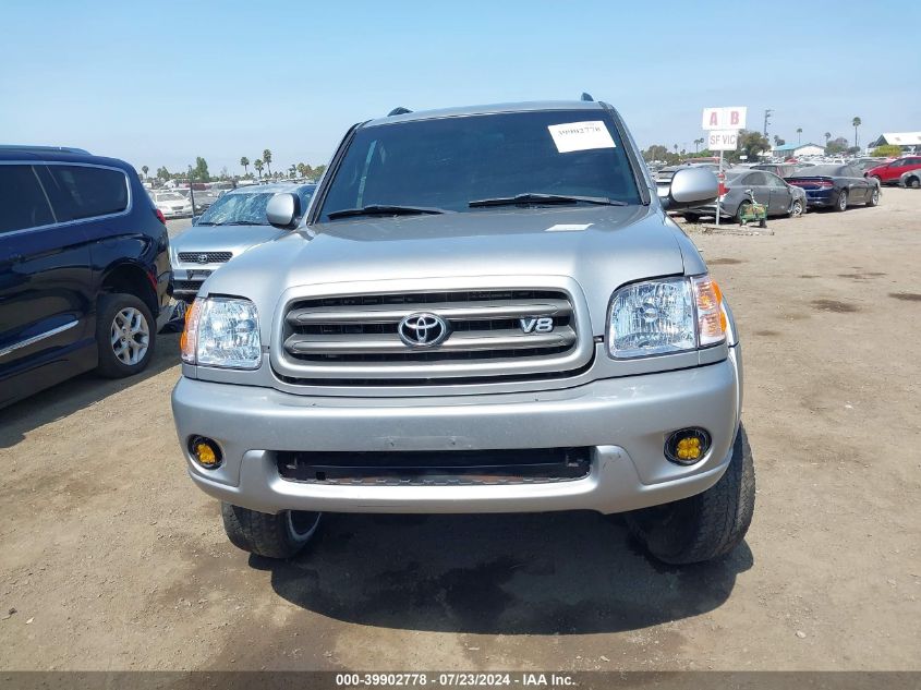 2003 Toyota Sequoia Sr5 VIN: 5TDZT34A43S153937 Lot: 39902778