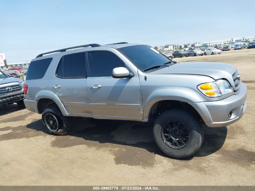 2003 Toyota Sequoia Sr5 VIN: 5TDZT34A43S153937 Lot: 39902778