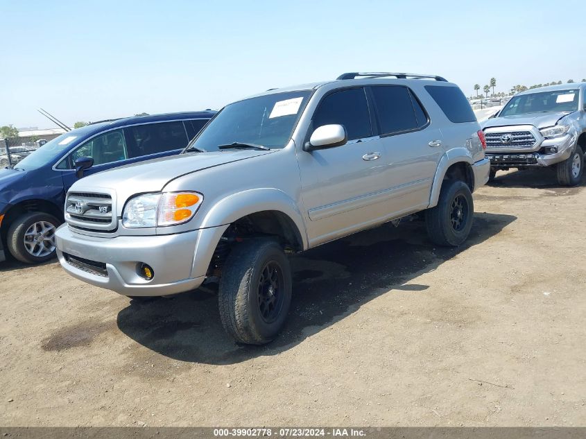 2003 Toyota Sequoia Sr5 VIN: 5TDZT34A43S153937 Lot: 39902778