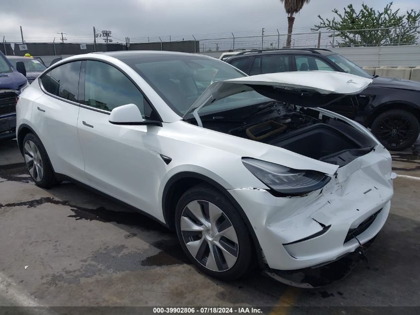 2021 TESLA MODEL Y LONG RANGE DUAL MOTOR ALL-WHEEL DRIVE - 5YJYGDEE6MF217795