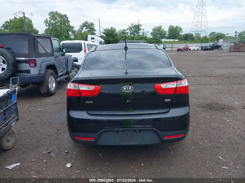 2013 Kia Rio Lx VIN: KNADM4A33D6123958 Lot: 39902863