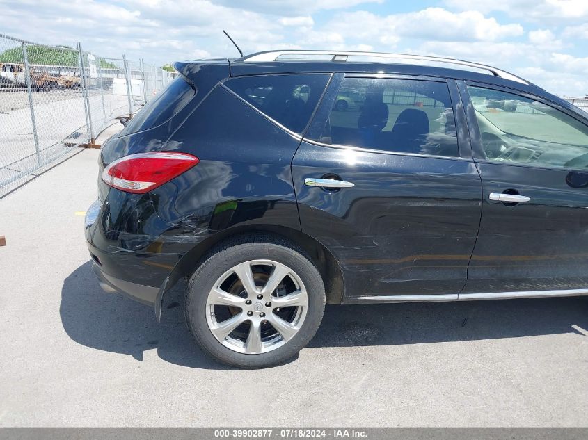 2014 Nissan Murano Le VIN: JN8AZ1MW7EW508201 Lot: 39902877