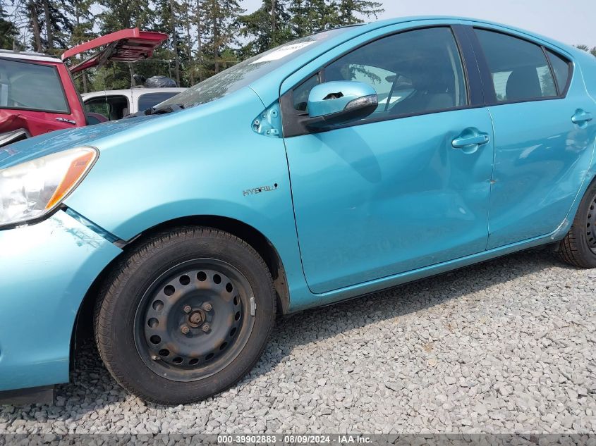 2013 Toyota Prius C Two VIN: JTDKDTB31D1035815 Lot: 39902883