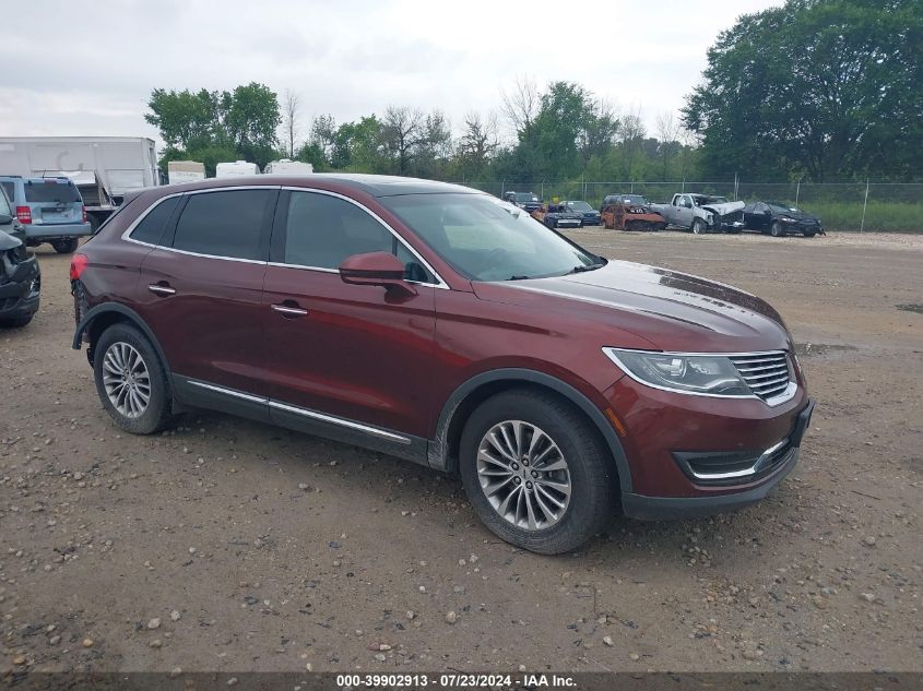 2016 Lincoln Mkx Select VIN: 2LMTJ6KR8GBL40465 Lot: 39902913