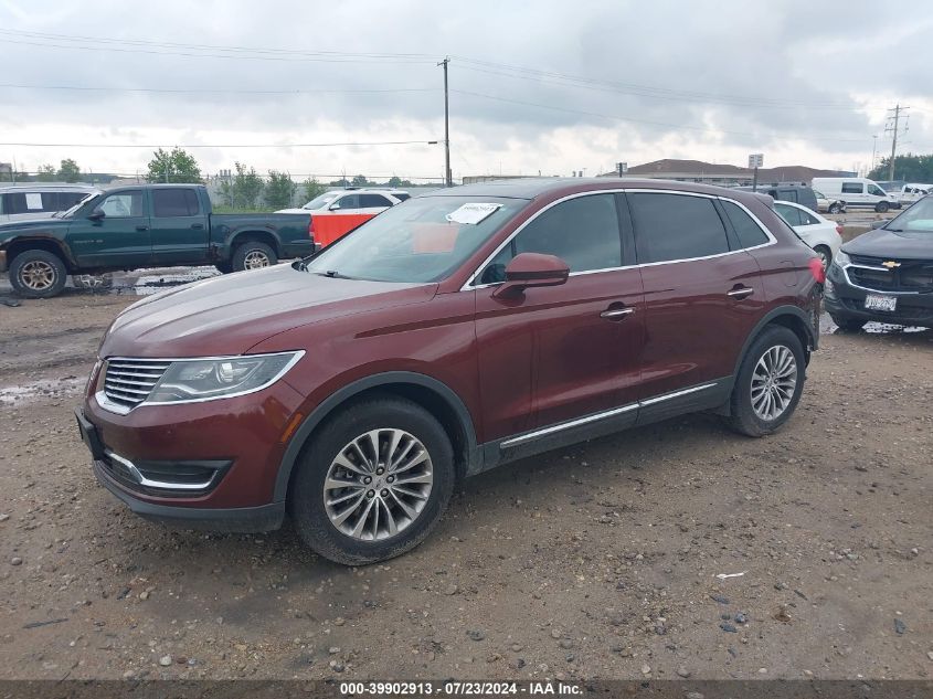 2016 Lincoln Mkx Select VIN: 2LMTJ6KR8GBL40465 Lot: 39902913