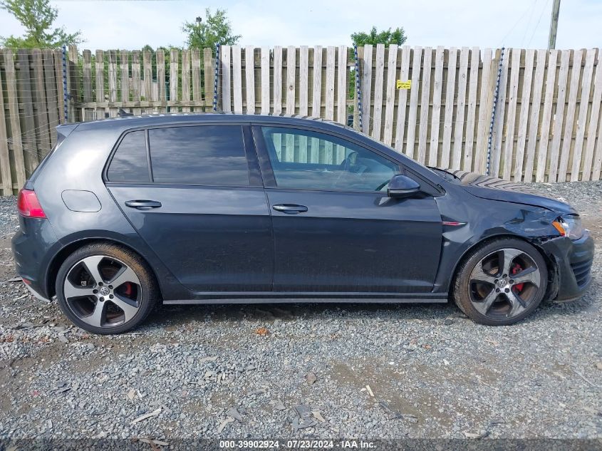 3VW4T7AU4FM1O2861 2015 Volkswagen Golf Gti