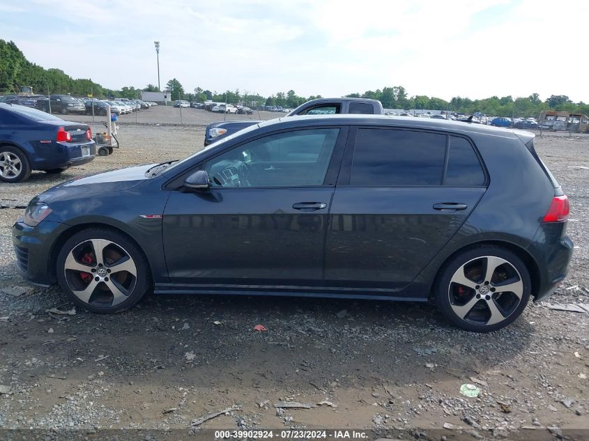 3VW4T7AU4FM1O2861 2015 Volkswagen Golf Gti