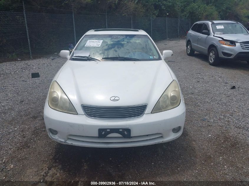 2005 Lexus Es 330 VIN: JTHBA30G355107007 Lot: 39902936