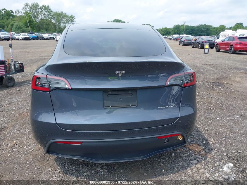 2023 Tesla Model Y Awd/Long Range Dual Motor All-Wheel Drive VIN: 7SAYGDEE5PA036756 Lot: 39902956