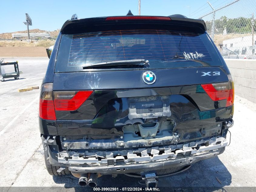 2009 BMW X3 xDrive30I VIN: WBXPC934X9WJ28123 Lot: 39902981