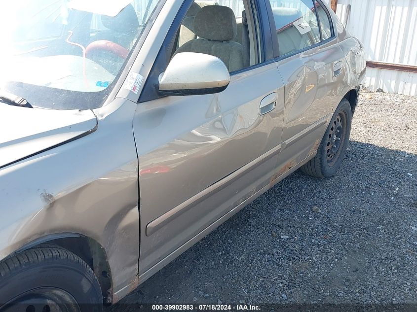 2001 Hyundai Elantra Gls VIN: KMHDN45D71U226838 Lot: 39902983