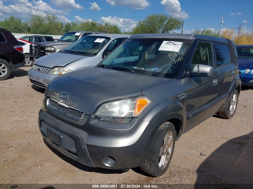 2010 Kia Soul + VIN: KNDJT2A21A7162705 Lot: 39903001