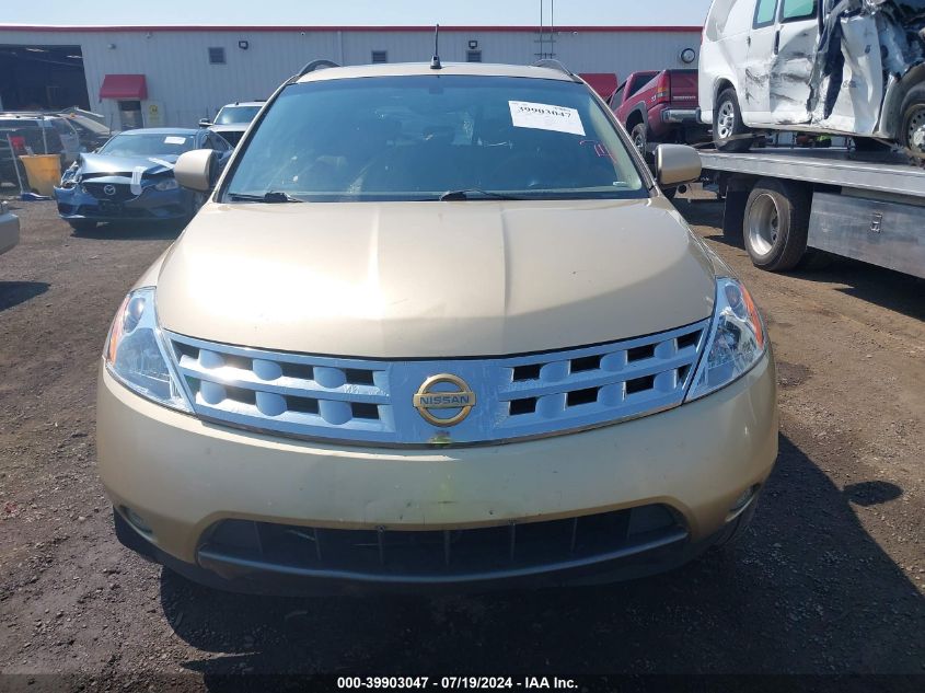 2004 Nissan Murano Se VIN: JN8AZ08W74W317218 Lot: 39903047