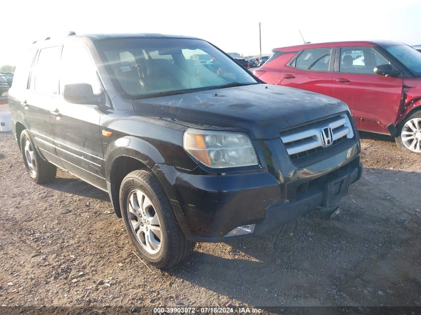 2006 Honda Pilot Ex-L VIN: 5FNYF28776B045817 Lot: 39903072