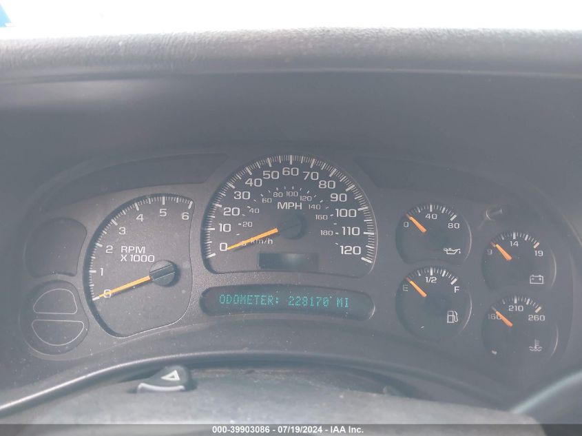 2003 Chevrolet Suburban 1500 Lt VIN: 3GNEC16Z23G209630 Lot: 39903086