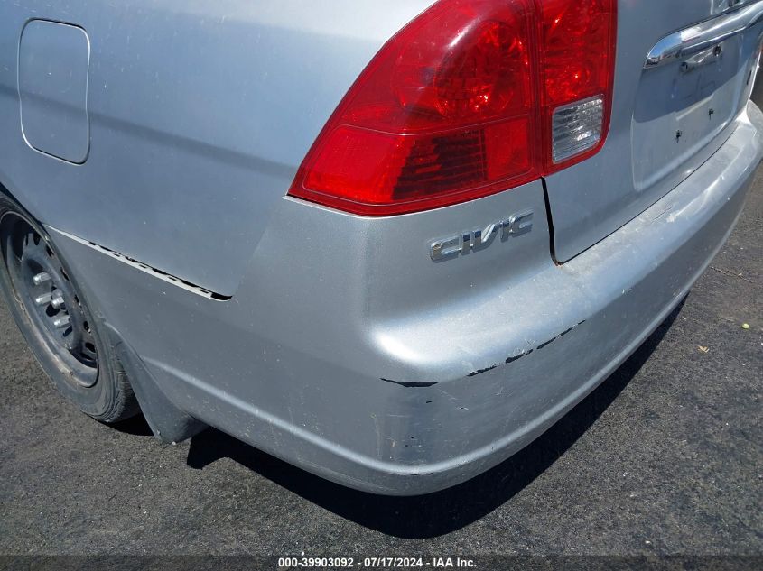 2003 Honda Civic Ex VIN: 2HGES25703H605395 Lot: 39903092