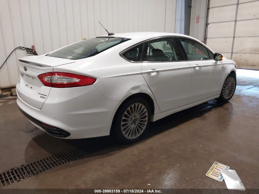 2014 Ford Fusion Titanium VIN: 3FA6P0K94ER257516 Lot: 39903159