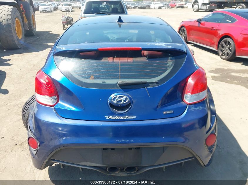 2016 Hyundai Veloster Turbo R-Spec VIN: KMHTC6AE9GU286169 Lot: 39903172