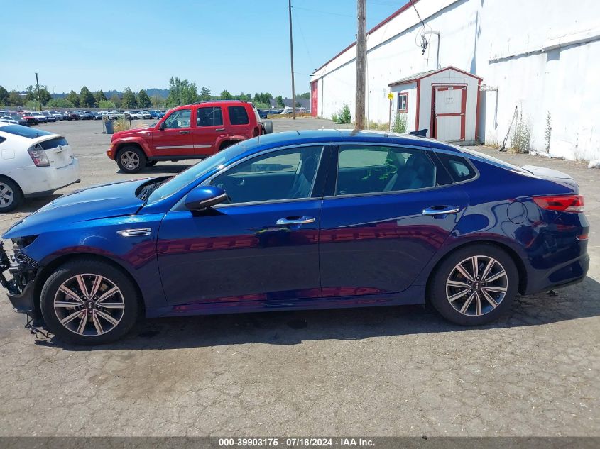 2019 Kia Optima Ex VIN: 5XXGU4L19KG338304 Lot: 39903175