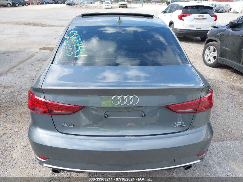 2017 Audi A3 2.0T Premium VIN: WAUB8GFF6H1006555 Lot: 39903211