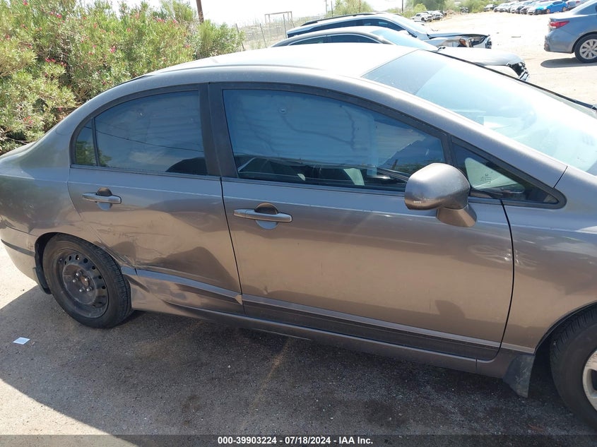 2009 Honda Civic Lx VIN: 1HGFA165X9L005929 Lot: 39903224