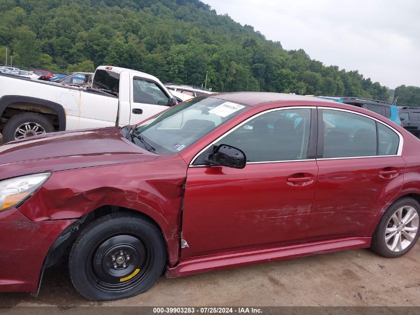 2014 Subaru Legacy 2.5I Premium VIN: 4S3BMBC63E3030754 Lot: 39903283