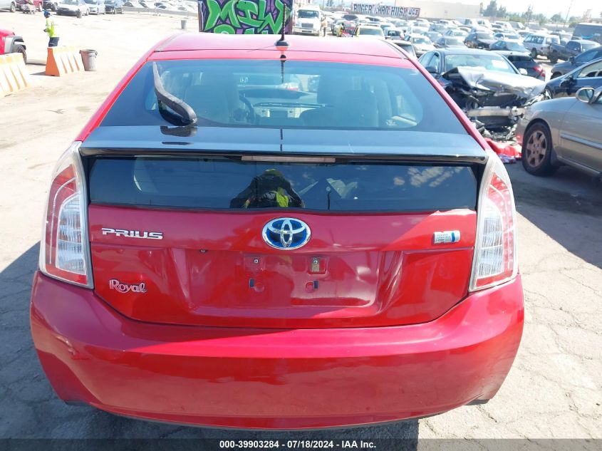 2013 Toyota Prius Three VIN: JTDKN3DU7D5594426 Lot: 39903284