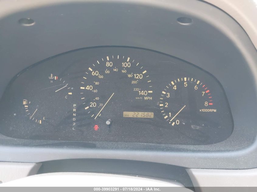 2000 Lexus Rx 300 VIN: JT6HF10U9Y0099415 Lot: 39903291