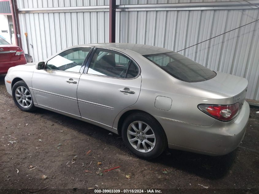 2003 Lexus Es 300 VIN: JTHBF30G230102683 Lot: 39903309