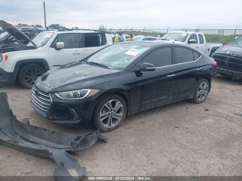 KMHD84LF0HU127817 2017 HYUNDAI ELANTRA - Image 2