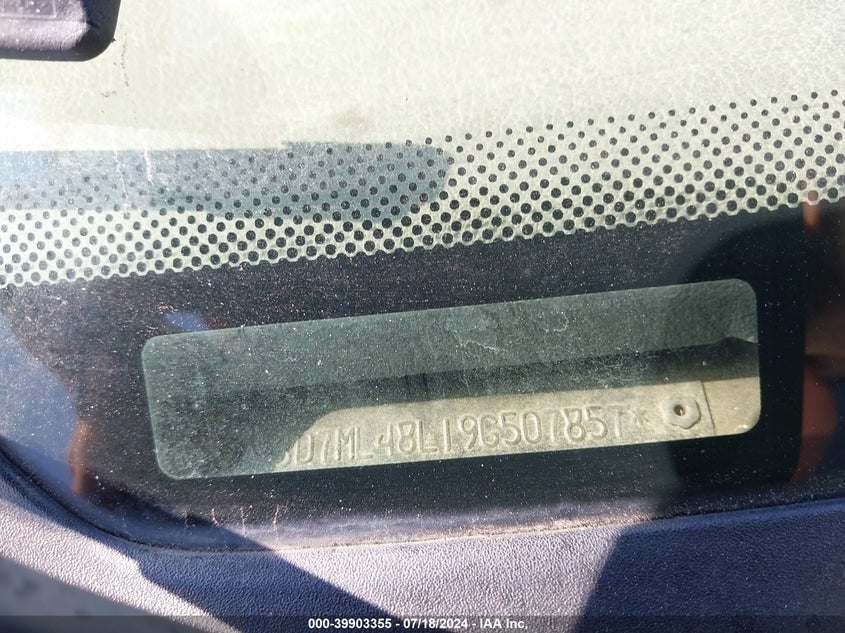 2009 Dodge Ram 3500 Slt VIN: 3D7ML48L19G507857 Lot: 39903355