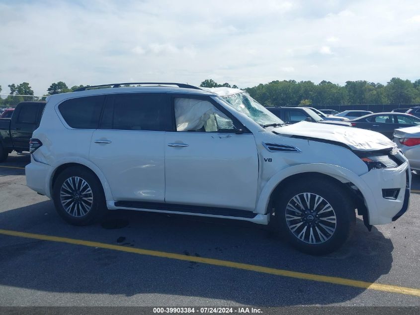 2021 Nissan Armada Sl VIN: JN8AY2BA5M9375046 Lot: 39903384