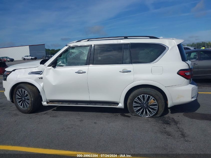 2021 Nissan Armada Sl VIN: JN8AY2BA5M9375046 Lot: 39903384