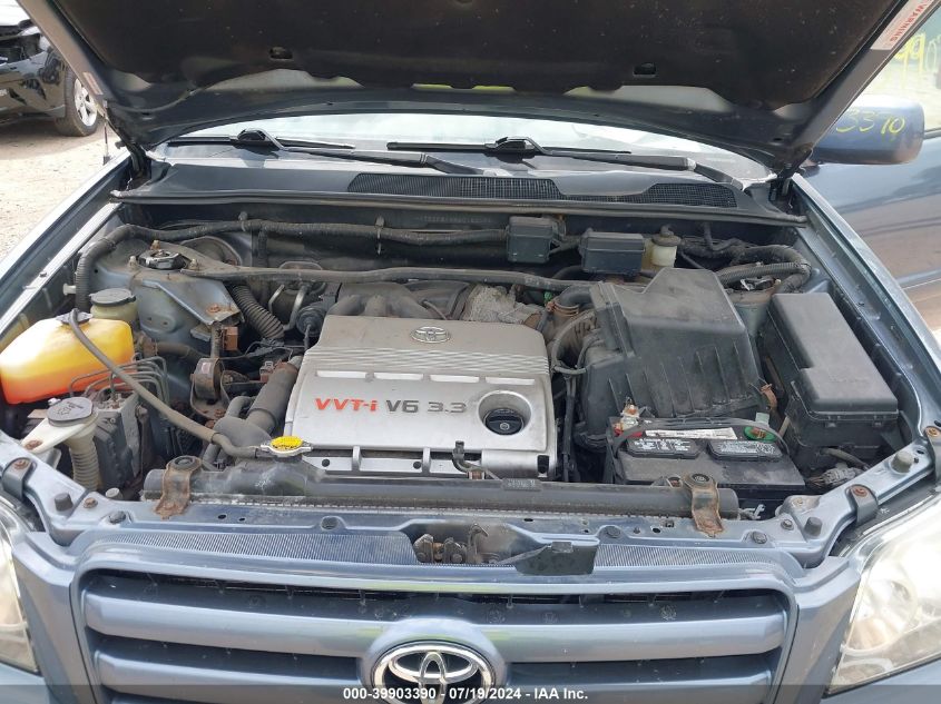 2006 Toyota Highlander Limited VIN: JTEEP21A260182034 Lot: 39903390