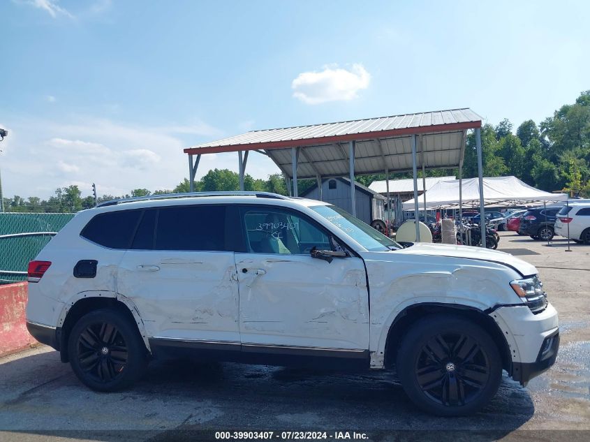 2018 Volkswagen Atlas 3.6L V6 Sel VIN: 1V2MR2CA7JC576173 Lot: 39903407