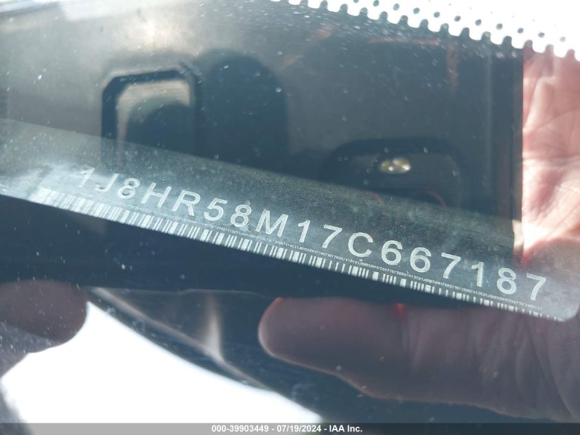2007 Jeep Grand Cherokee Limited VIN: 1J8HR58M17C667187 Lot: 39903449