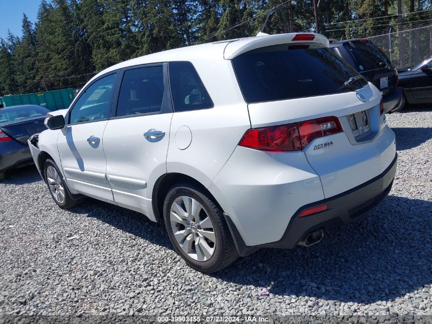 2012 Acura Rdx VIN: 5J8TB1H59CA003671 Lot: 39903455