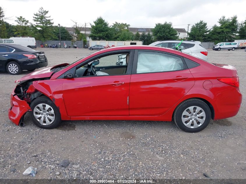 2016 Hyundai Accent Se VIN: KMHCT4AE0GU145771 Lot: 39903484