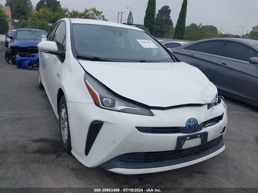 2019 Toyota Prius Le VIN: JTDKARFU3K3068993 Lot: 39903499