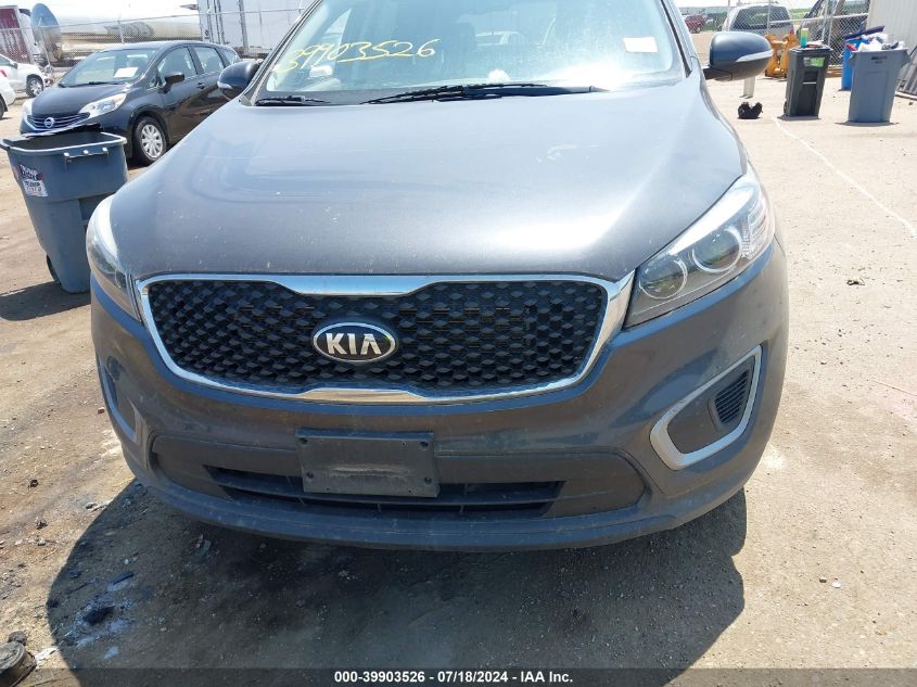 2016 Kia Sorento 2.4L Lx VIN: 5XYPGDA31GG166560 Lot: 39903526