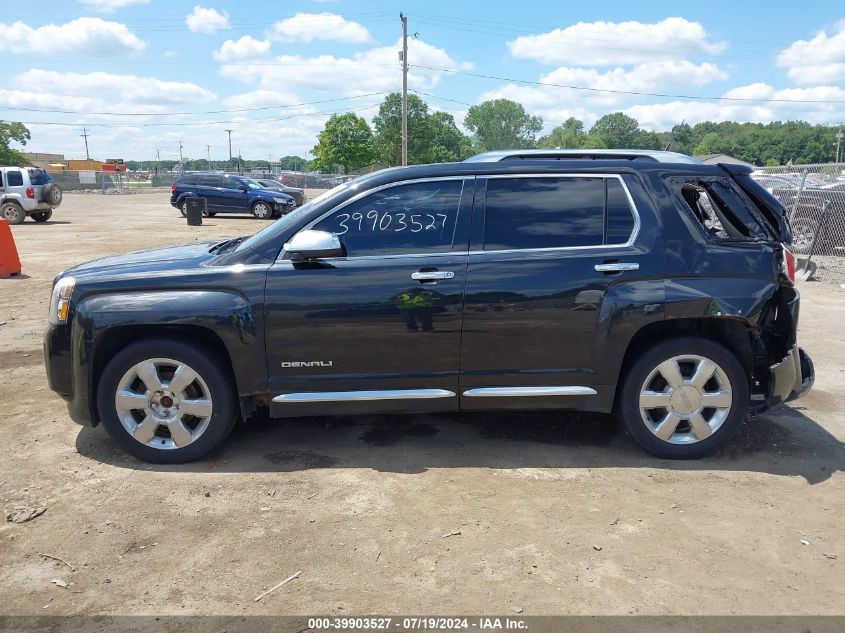 2013 GMC Terrain Denali VIN: 2GKFLZE34D6151093 Lot: 39903527