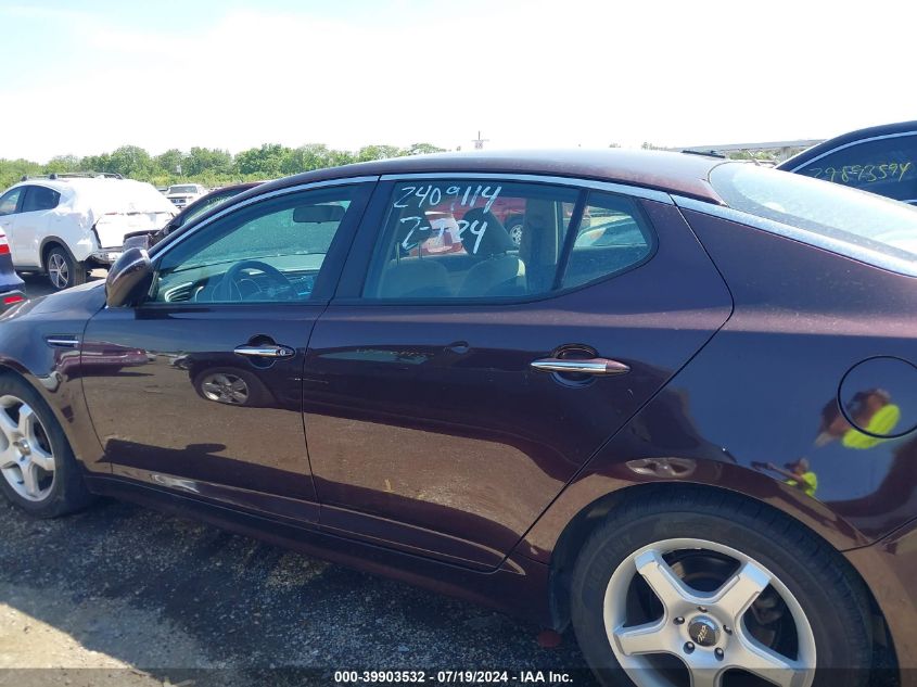 2014 Kia Optima Lx VIN: 5XXGM4A74EG309045 Lot: 39903532