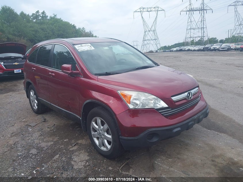 2008 Honda Cr-V Ex-L VIN: 5J6RE387X8L010566 Lot: 39903610