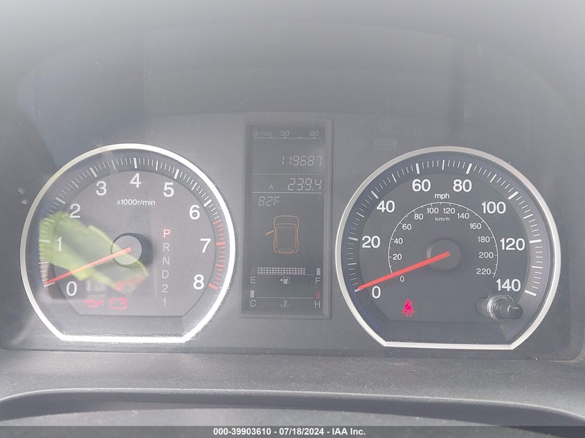 2008 Honda Cr-V Ex-L VIN: 5J6RE387X8L010566 Lot: 39903610