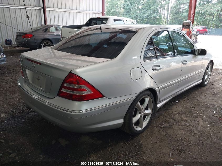 WDBRF52H76E021931 | 2006 MERCEDES-BENZ C 230