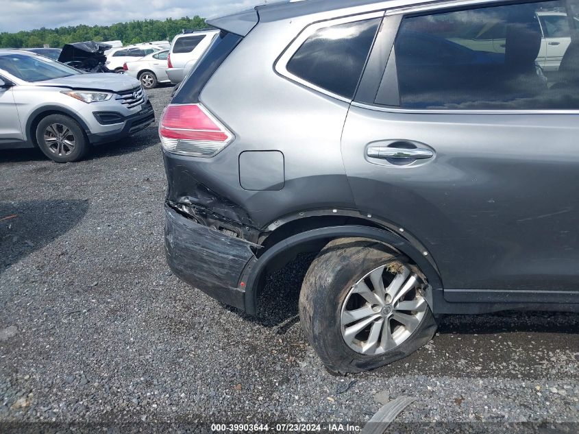 2014 Nissan Rogue Sv VIN: 5N1AT2MK3EC774005 Lot: 39903644