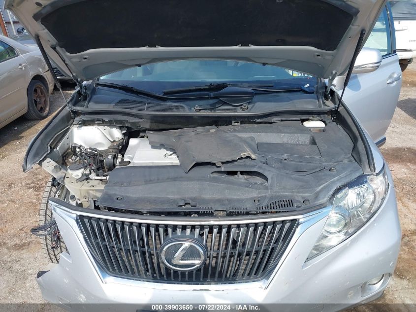 2010 Lexus Rx 350 VIN: 2T2ZK1BA2AC027880 Lot: 39903650